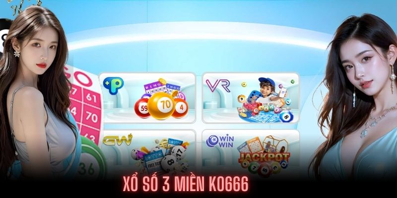 So sánh giữa Xổ số 3 miền Ko666 với truyền thốn